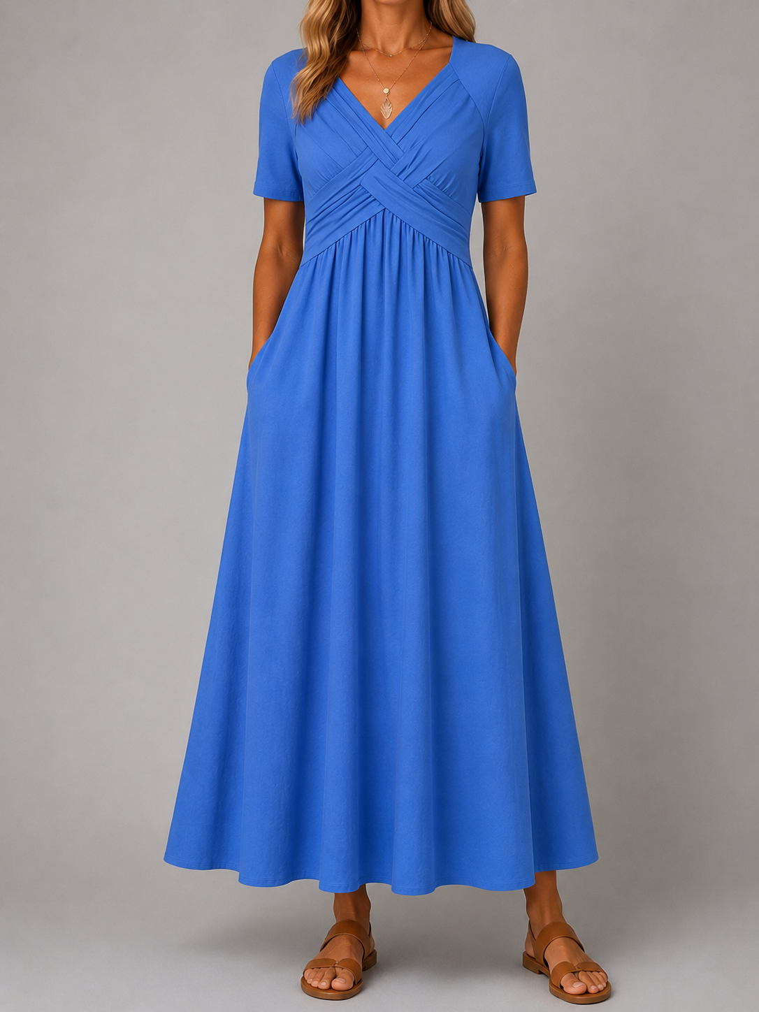 Scarlett | Elegant A-line Midi Dress