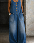 Saylor | Vintage Washed Cotton Denim Overalls