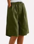 Femke - Relaxed Linen Bermuda Shorts