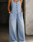 Sadie | Vintage Washed Denim Overalls