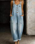 Moxelle | Denim Overall Jumpsuit