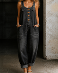 Moxelle | Denim Overall Jumpsuit