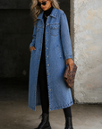 Maya | Stylish Long Denim Jacket