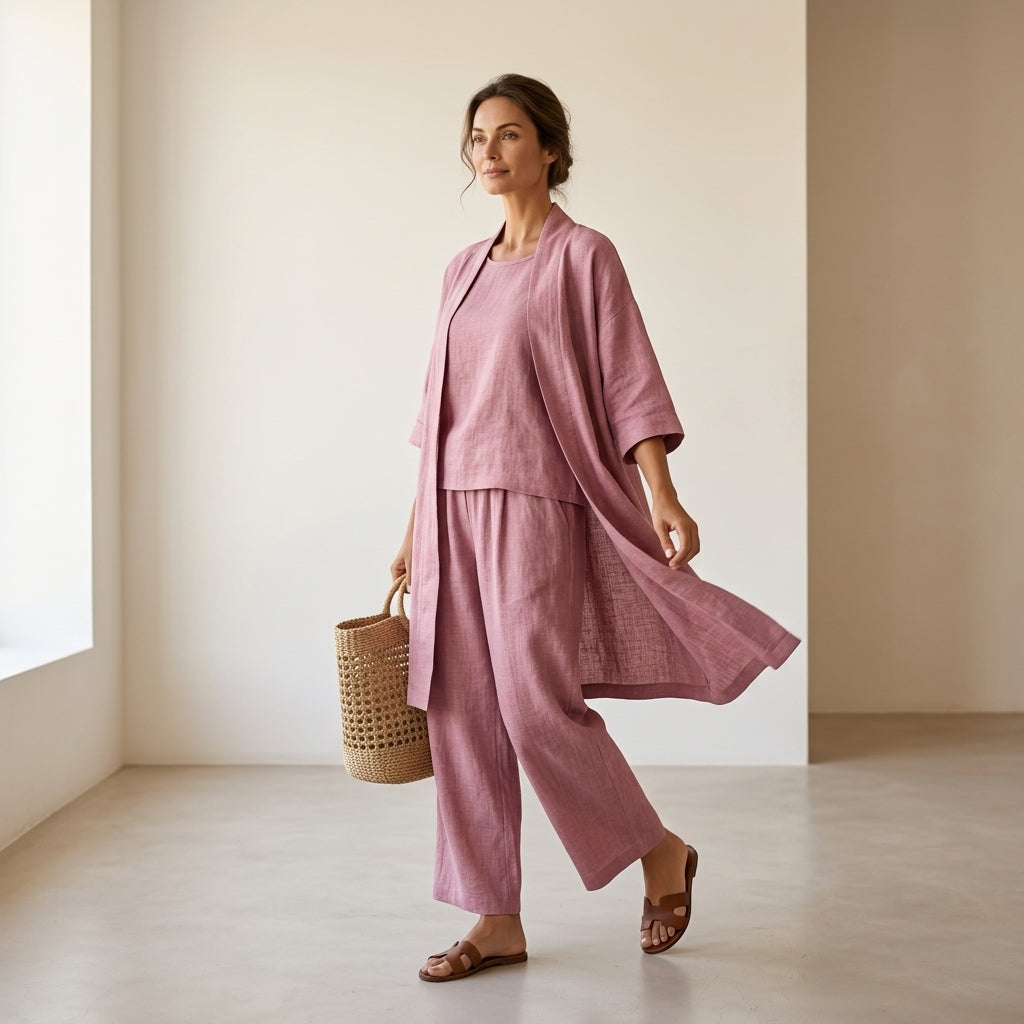 Amber - Elegant and Sophisticated Linen Set