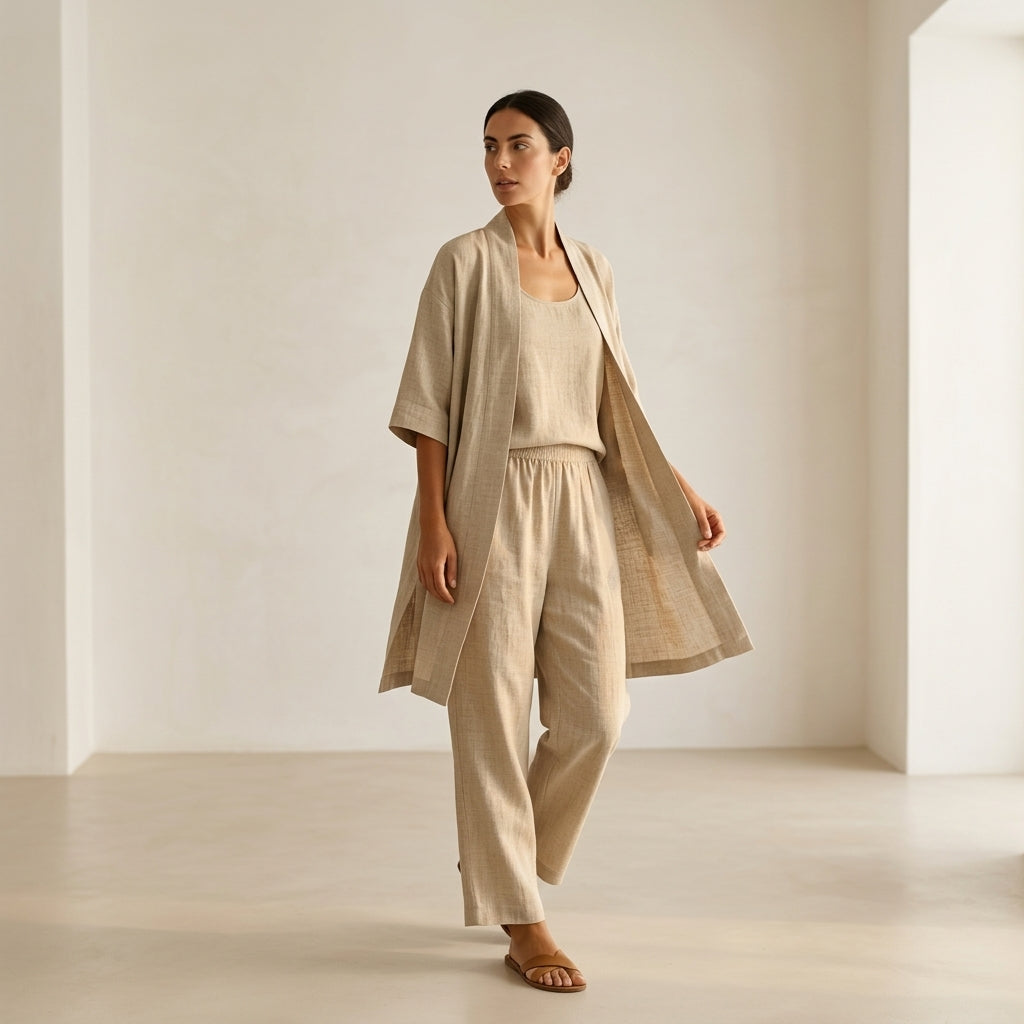 Amber - Elegant and Sophisticated Linen Set