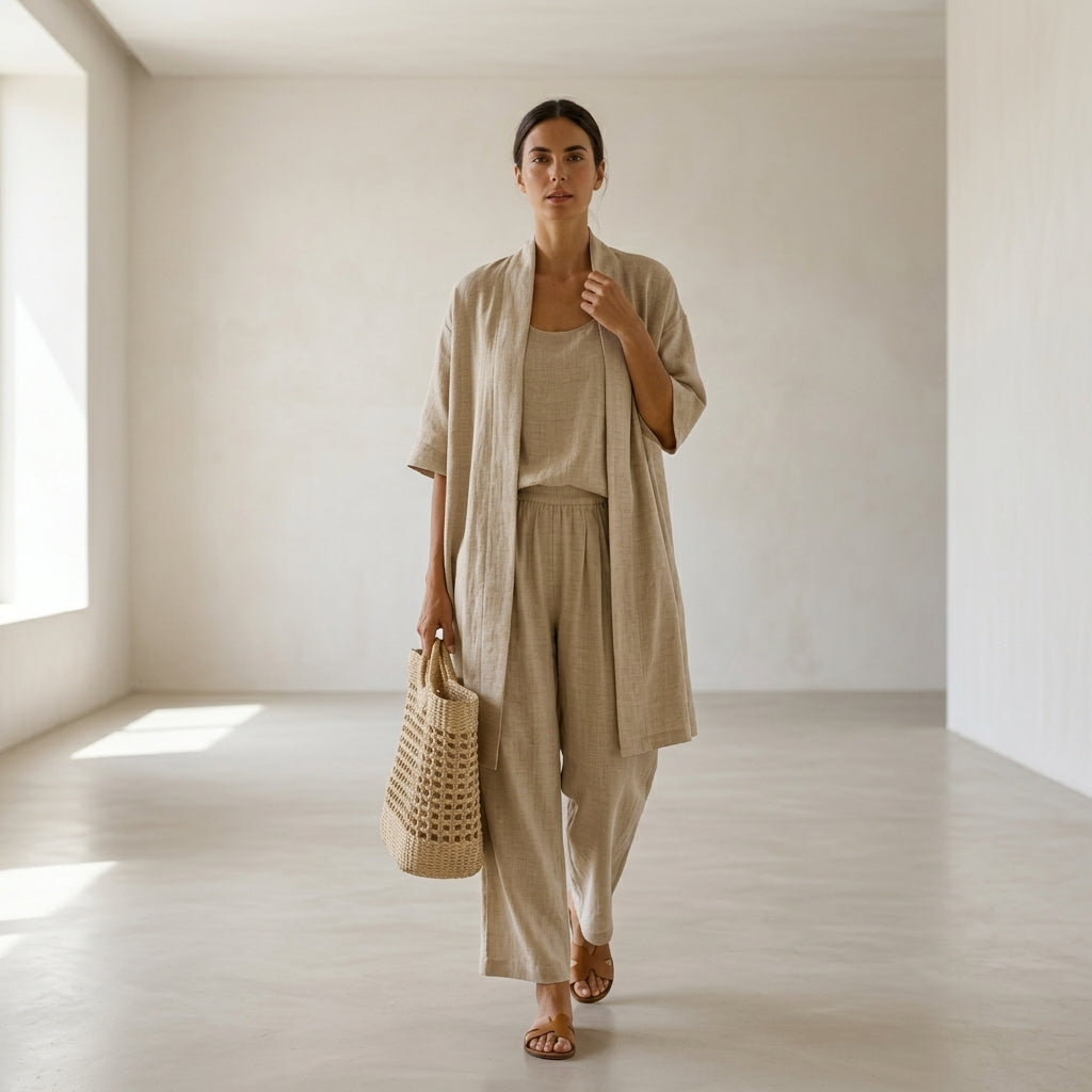 Amber - Elegant and Sophisticated Linen Set
