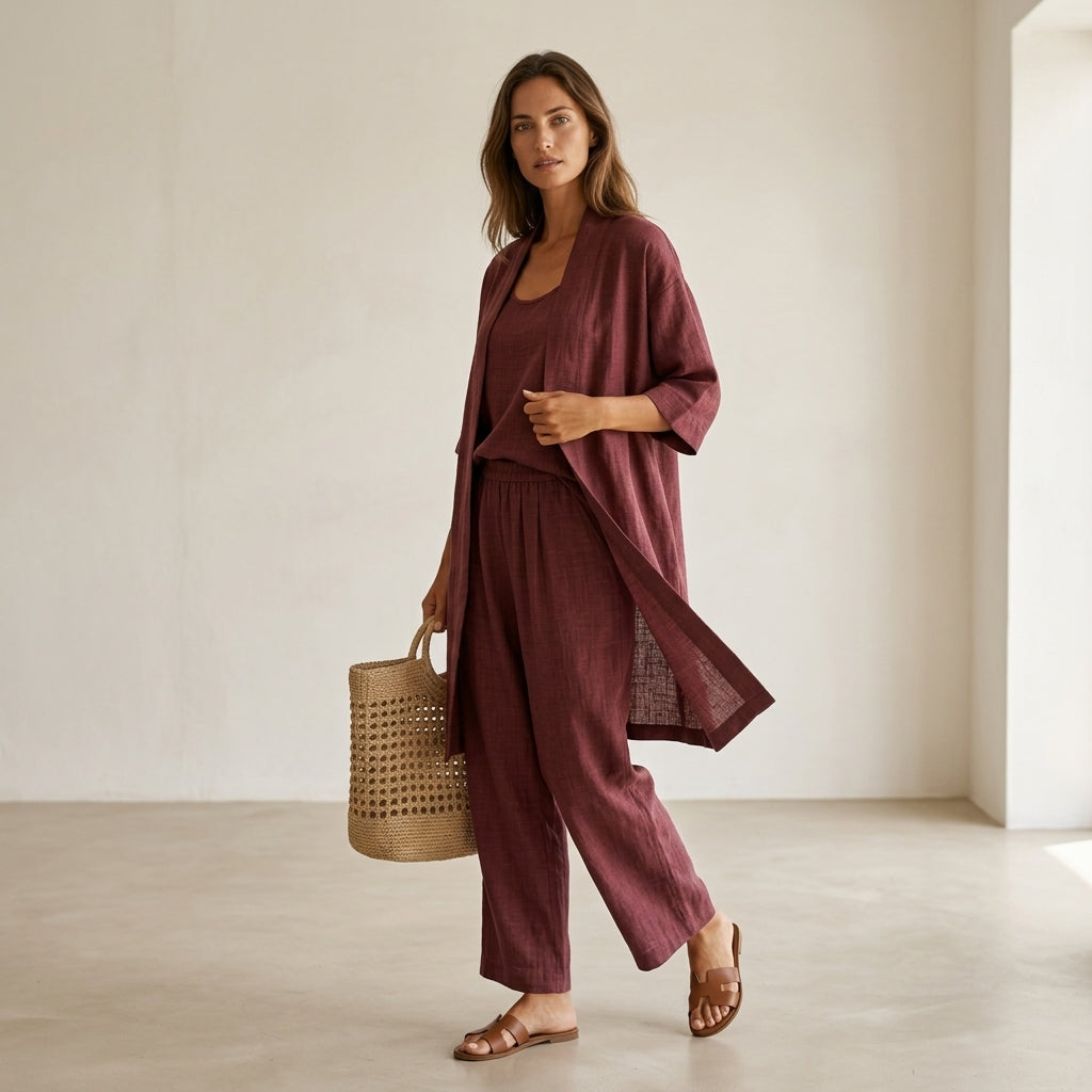 Amber - Elegant and Sophisticated Linen Set