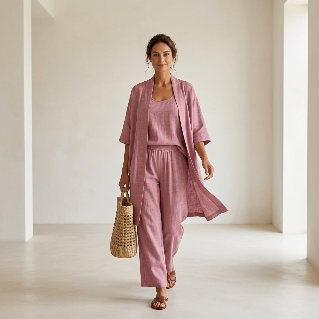 Amber - Elegant and Sophisticated Linen Set