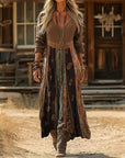 Evelyn | Vintage-Inspired Long Sleeve Casual Dress