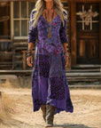 Evelyn | Vintage-Inspired Long Sleeve Casual Dress