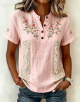 Avery | Vintage Floral Print Blouse