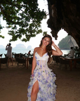 Taylor | Women Summer Floral Cut-Out Maxi Dress