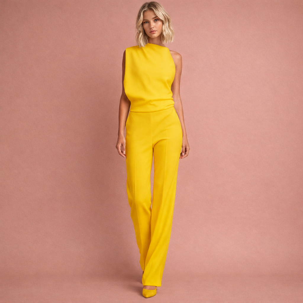 Ariella | Sleeveless Jumpsuit with Wide Legs