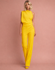 Ariella | Sleeveless Jumpsuit with Wide Legs