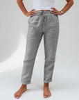 Albertine™ — 100% Cotton Flowing Trousers Natural Comfort