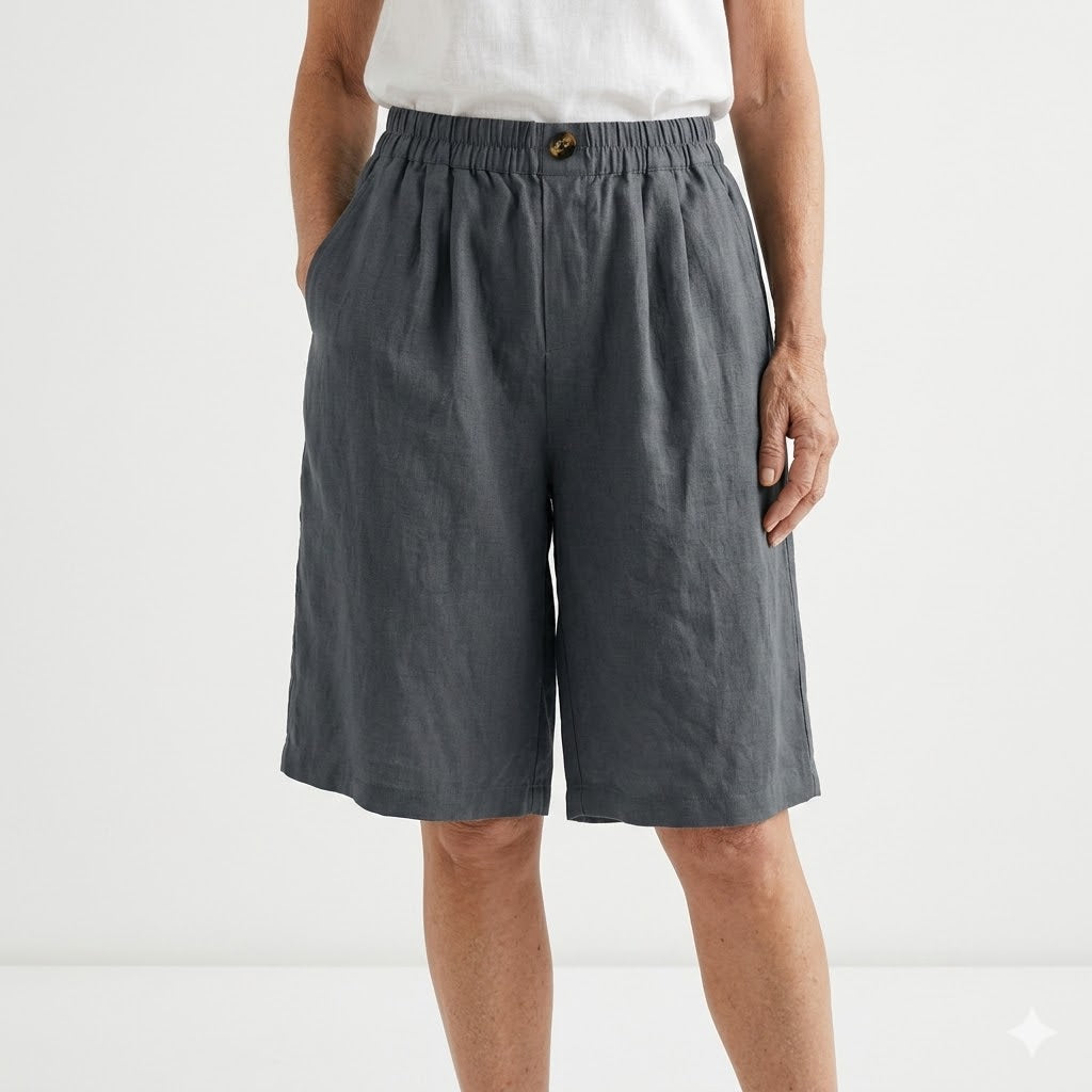 Wandeline™ — Short Loose Elastic Waist Comfortable Natural Summer Pants