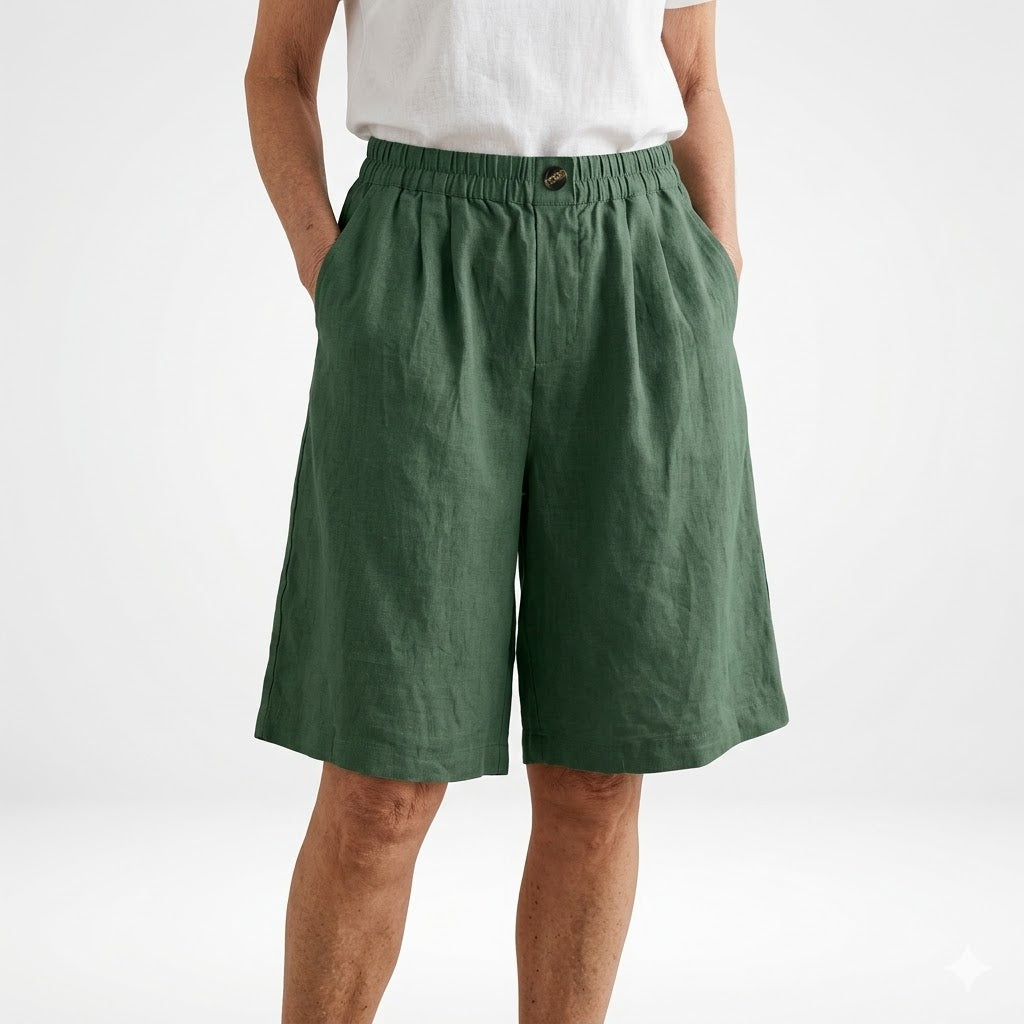 Wandeline™ — Short Loose Elastic Waist Comfortable Natural Summer Pants