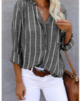 Mia | Women Summer Striped Casual Blouse