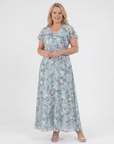 Ismeria | Floral Chiffon Maxi Dress