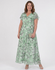 Ismeria | Floral Chiffon Maxi Dress