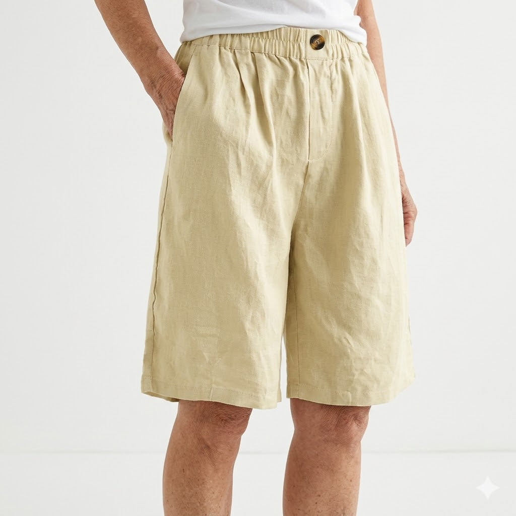 Wandeline™ — Short Loose Elastic Waist Comfortable Natural Summer Pants