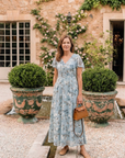 Ismeria | Floral Chiffon Maxi Dress
