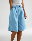 Wandeline™ — Short Loose Elastic Waist Comfortable Natural Summer Pants