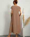 Gabrielle™ — Midi dress with timeless elegant fabric