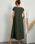 HEIKE | FLOWING MIDI DRESS OF TIMELESS ELEGANCE