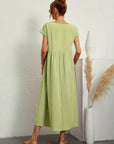 HEIKE | FLOWING MIDI DRESS OF TIMELESS ELEGANCE