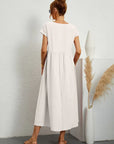 Gabrielle™ — Midi dress with timeless elegant fabric