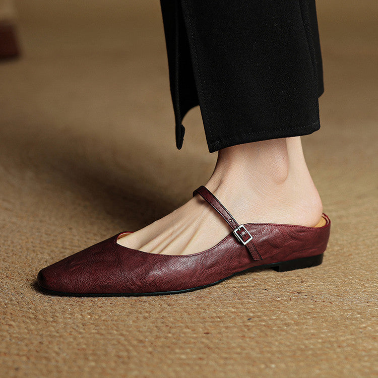 Linda | Genuine Leather Mules