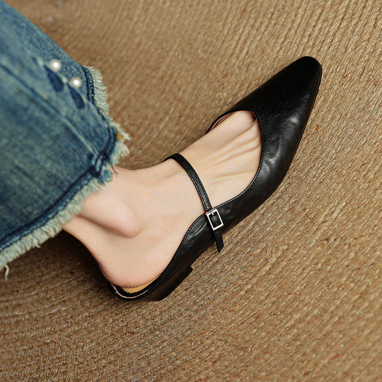 Linda | Genuine Leather Mules