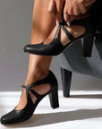 Camille | Elegant Leather Heels