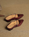 Hannah | Women Genuine Leather Slip-On Mules