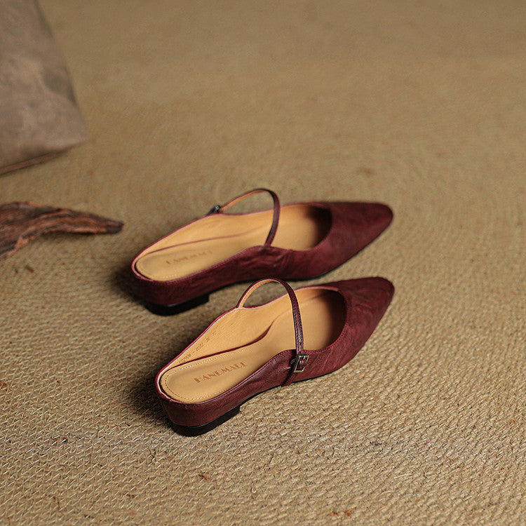 Linda | Genuine Leather Mules