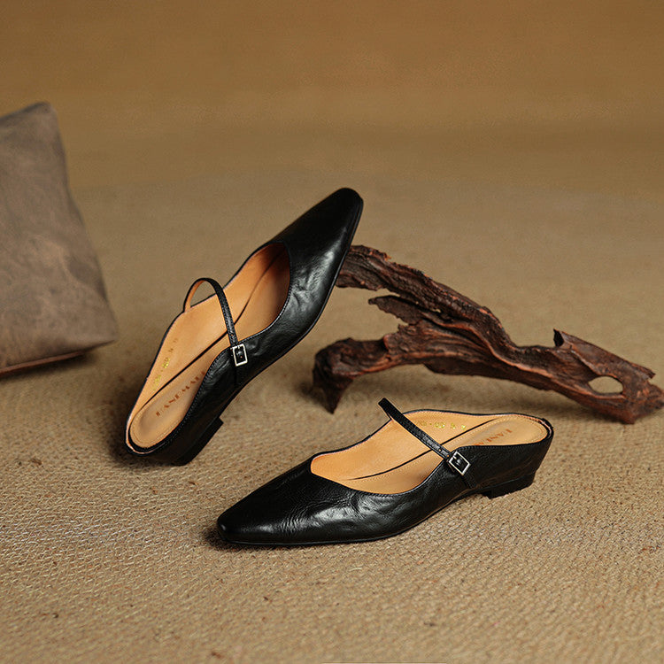 Linda | Genuine Leather Mules