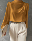 Madison | Women Elegant Relaxed Fit Long Sleeve Blouse
