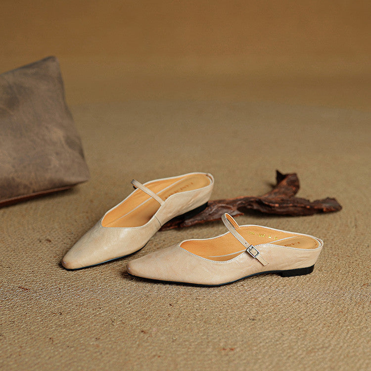 Linda | Genuine Leather Mules