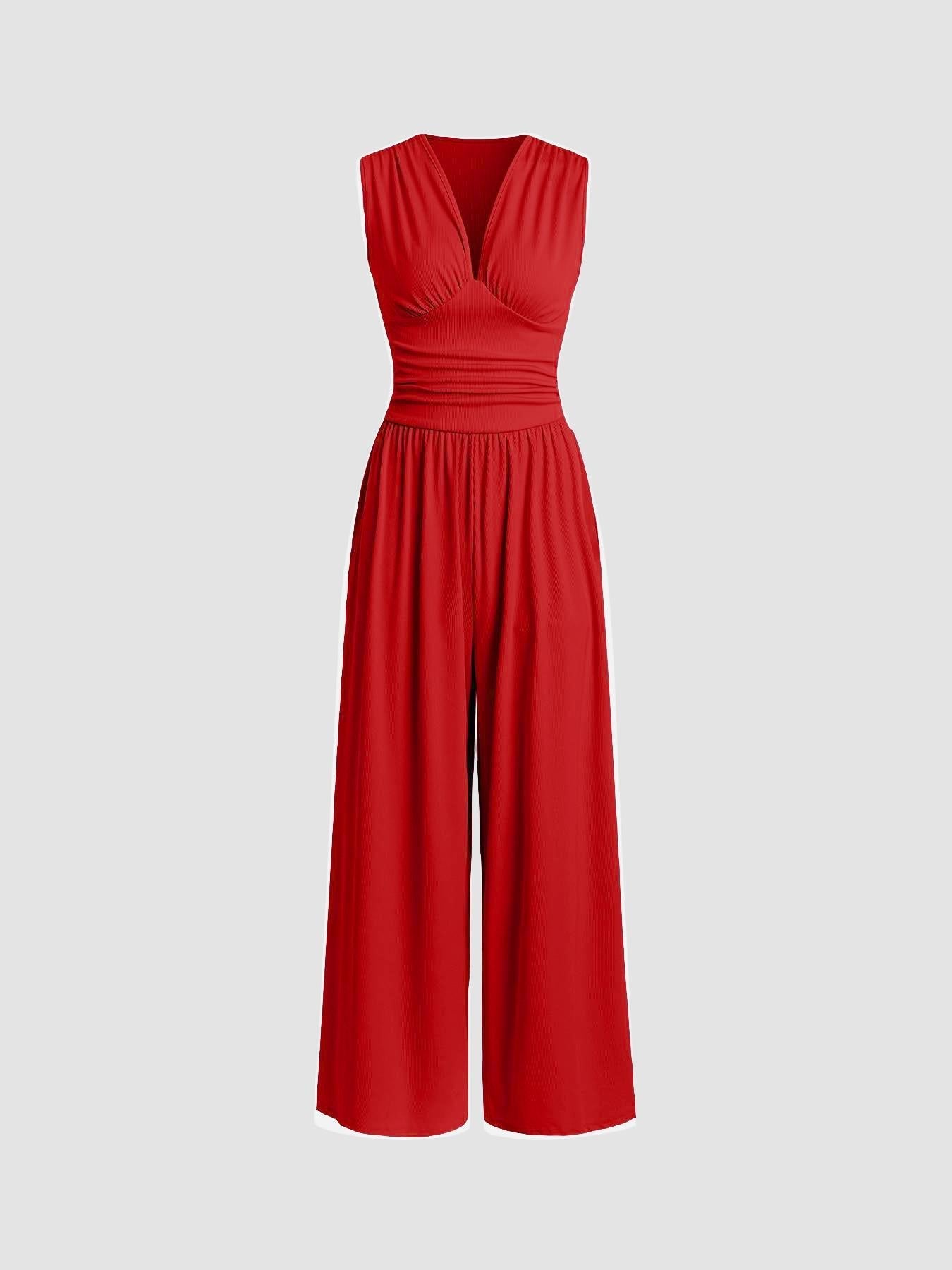 Harper – Chic Sleeveless Wide-Leg Jumpsuit