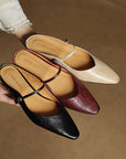 Linda | Genuine Leather Mules
