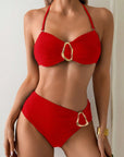 Patricia | Metal Buckle Suspender Bikini Two-Piece
