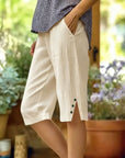 Esther - Comfortable Bermuda Shorts with Details