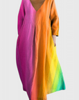 Isalinde | Comfortable V-neck Dress