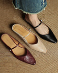 Linda | Genuine Leather Mules