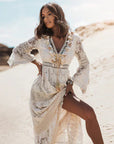 Alice | Women Bohemian Long Sleeve Maxi Dress
