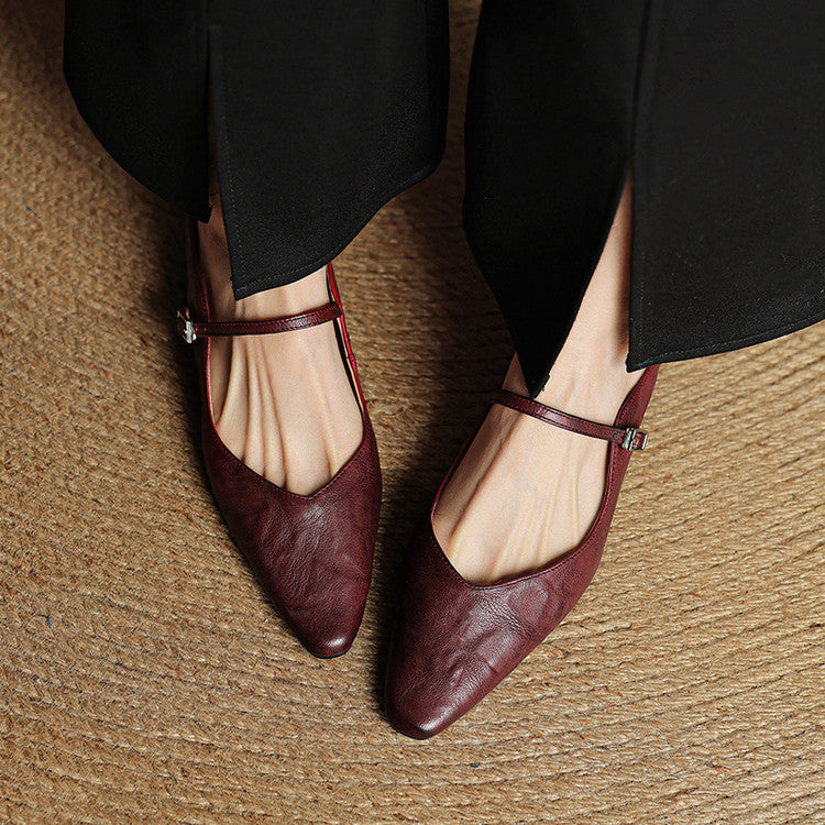 Linda | Genuine Leather Mules
