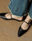 Hannah | Women Genuine Leather Slip-On Mules