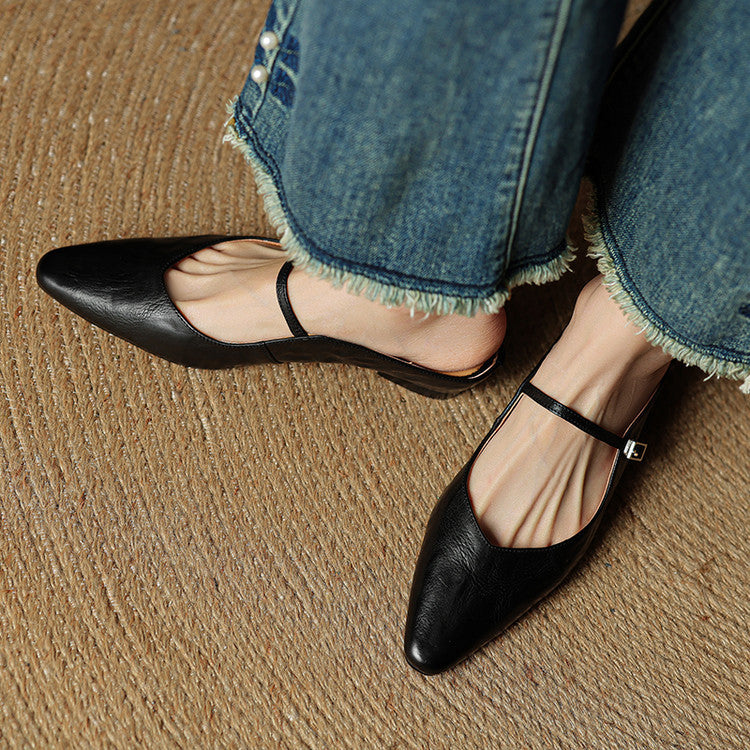 Linda | Genuine Leather Mules