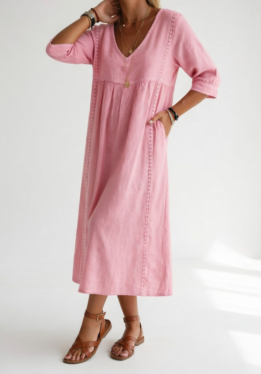 Lioréa™ — Elegant, casual midi dress